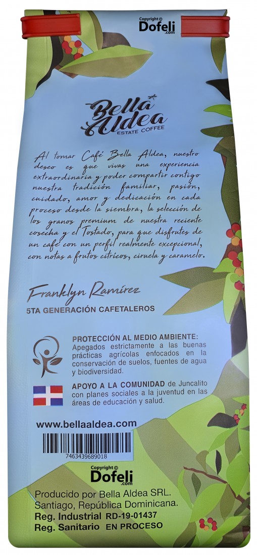 Premium Dominican ground coffee grown at high altitude with a rich and balanced flavor profile.